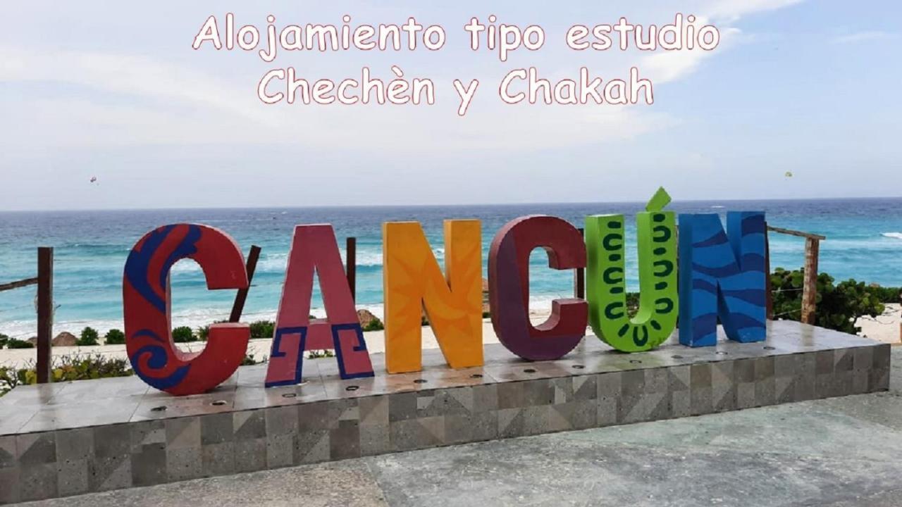 Apartamento Tipo Estudio, Chackah, Free Wifi Cancun Dış mekan fotoğraf